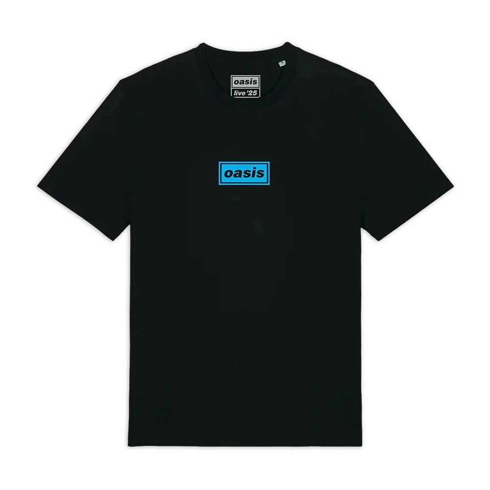 Oasis - Chicago Half Faces Fan Store Mens Tshirt - Black